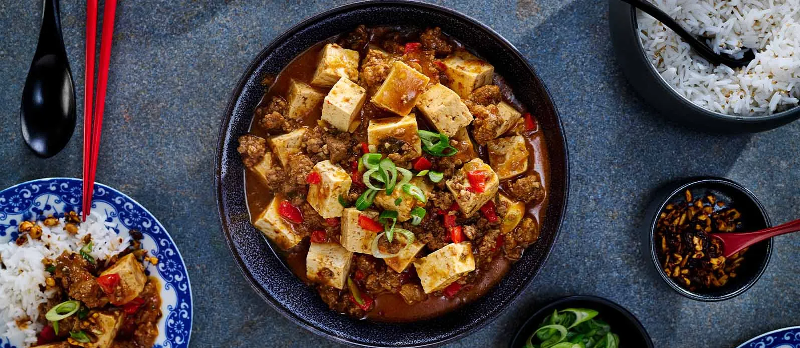 Mapo-Tofu mit Rinderhack und Chili-Crisp