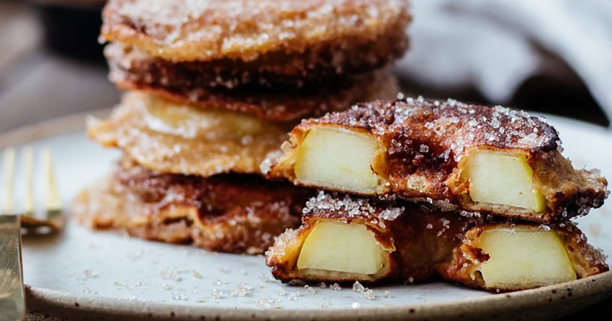 Gebackene Apfelspalten | Rezept | Kikkoman