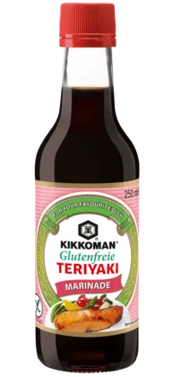 Kikkoman glutenfreie Teriyaki Marinade 250 ml Flasche