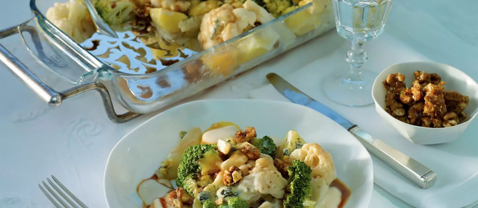 Festliches Kohlgratin