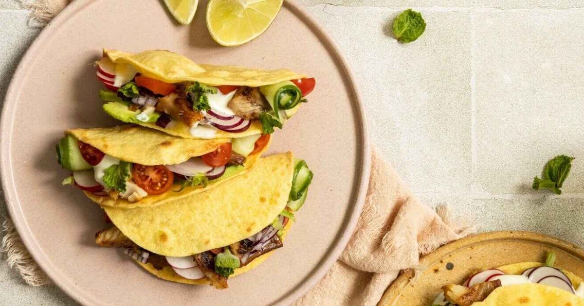 Einfache Fischtacos mit knusprigem Gemüse | Rezept | Kikkoman Einfache Fischtacos mit knusprigem Gemüse | Rezept | Kikkoman