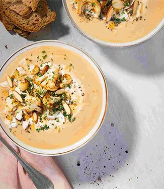 Geröstete Karfiolsuppe