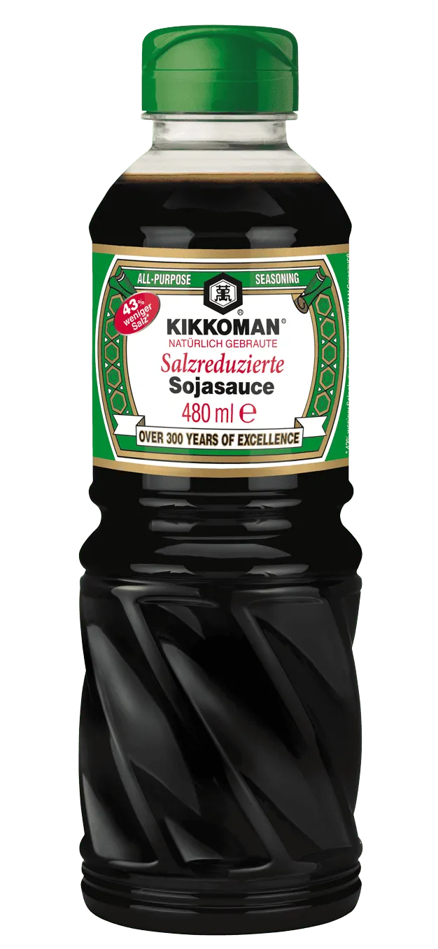 Kikkoman natürlich gebraute salzreduzierte Sojasauce 480 ml Kikkoman natürlich gebraute salzreduzierte Sojasauce 480 ml