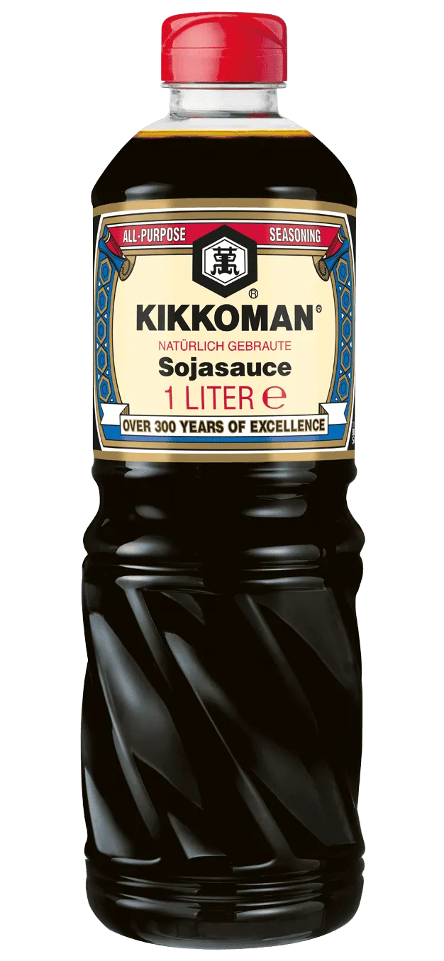 Kikkoman natürlich gebraute Sojasauce 1 L PET