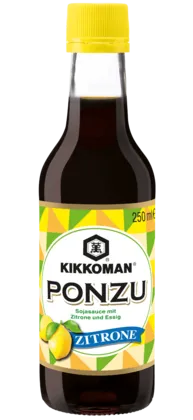 Kikkoman Ponzu - Würzsauce mit Sojasauce und Essig, mit Zitronengeschmack