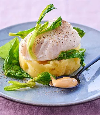 Kabeljau mit Senfsauce und Tamari Sojasauce
