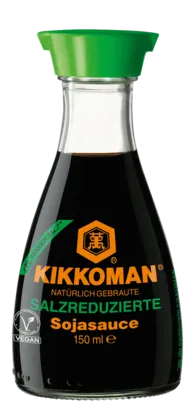 Kikkoman natürlich gebraute salzreduzierte Sojasauce 150 ml Dispenser Kikkoman natürlich gebraute salzreduzierte Sojasauce 150 ml Dispenser