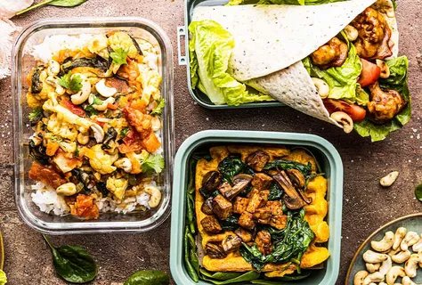 Vegane Mittagsgerichte – Kürbis-Waffel, Blumenkohl-Curry, Blumenkohl-Tortilla