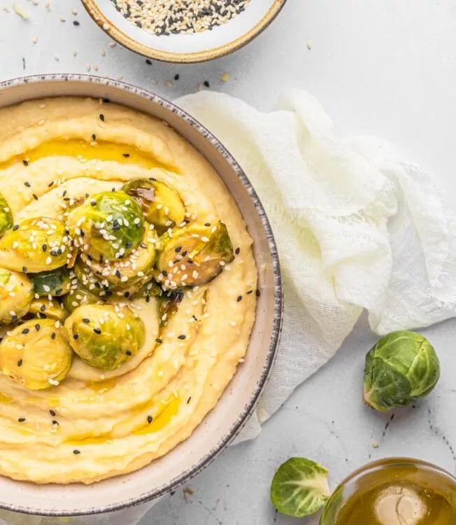 Gebackene Kohlsprossen in Orangensauce