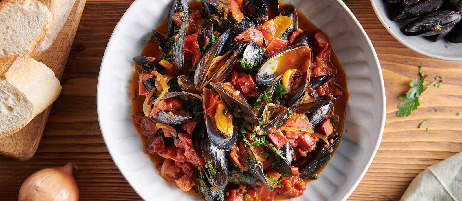 Muschel-Chorizo-Eintopf