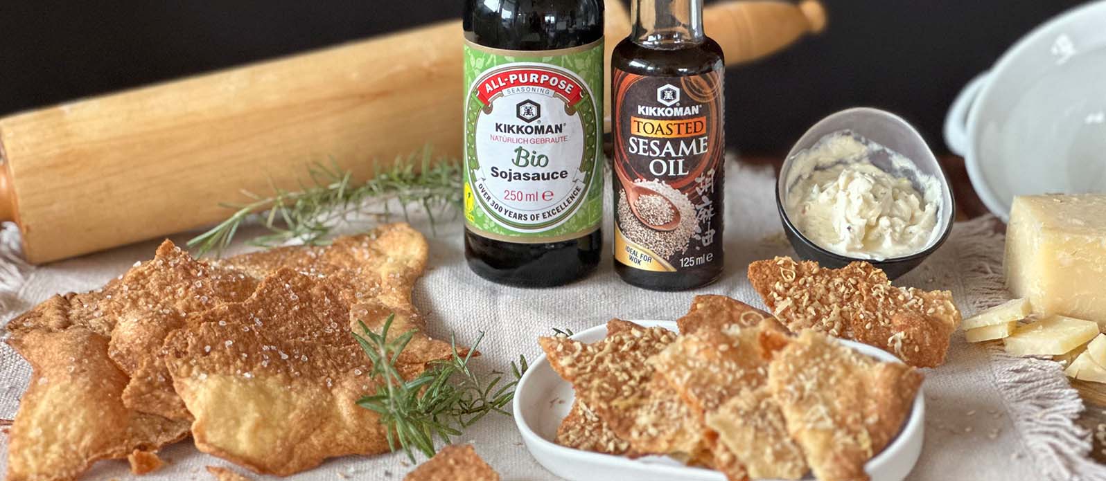 Kikkoman Sesam-Käse-Cracker | Kikkoman